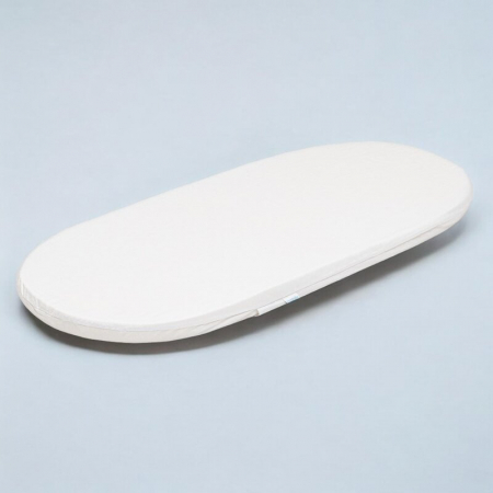 Saltea landou, New Baby, Standard, Husa detasabila si lavabila, Din spuma poliuretanica, 75x35x3.5 cm, 0 luni+, Alb [1]