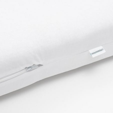 Saltea patut bebe, New Baby, Basic, Din spuma, Cu husa detasabila, 120x60x5 cm, 0 luni+, White [1]