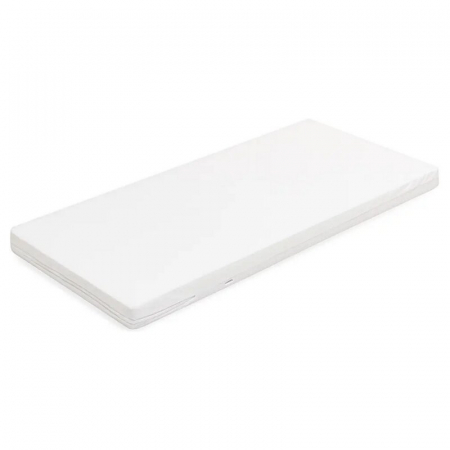 Mobilier si Lenjerie - Saltea patut bebe, New Baby, Din spuma poliuretanica, Cu husa detasabila, Din bumbac, 90x40x5 cm, Alb