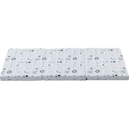 Saltea pliabila, FreeON, Pentru patut, Cu husa detasabila din bumbac, Pentru patut de dimensiunea 120x60 cm, Conform cu standardul european de securitate EN 16890/2021, Animal Kingdom [2]