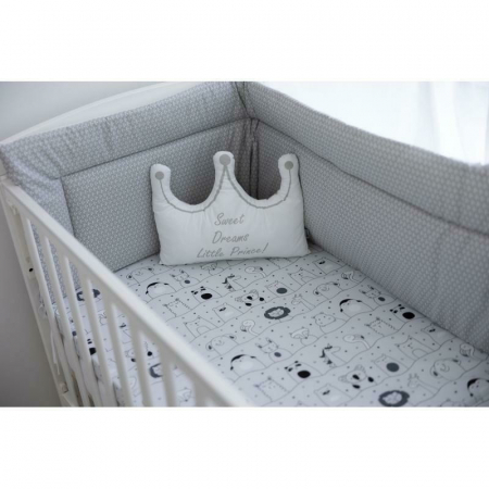 Saltea pliabila, FreeON, Pentru patut, Cu husa detasabila din bumbac, Pentru patut de dimensiunea 120x60 cm, Conform cu standardul european de securitate EN 16890/2021, Animal Kingdom [1]