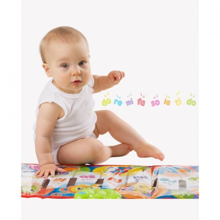 Salteluta, Playgro, Pentru bebelusi, Pian de Jucarie, Jumbo Jungle Musical, 79 cm, Cu 8 melodii [8]