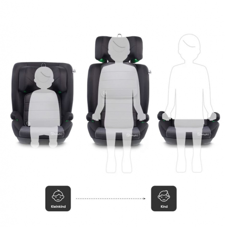 BabyGo - Scaun auto SafeChild2  Grey, 100-150 cm, certificat R129 [4]