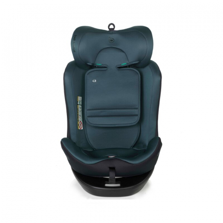 Scaun auto, Be Cool, Easy I-Size, Rotire 360 grade, 40 - 150 cm, 0 - 36 kg, Cu Isofix si Centura Top Tether, Conform cu standardul european de securitate ECE R129, Be Petrol [5]