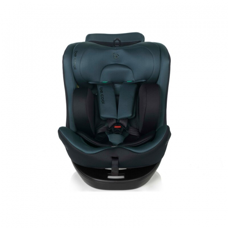 Scaun auto, Be Cool, Easy I-Size, Rotire 360 grade, 40 - 150 cm, 0 - 36 kg, Cu Isofix si Centura Top Tether, Conform cu standardul european de securitate ECE R129, Be Petrol [2]