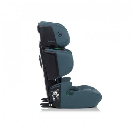 Scaun auto, Be Cool, Foldy, I-Size, Cu sistem isofix, Pliabil, 100-150 cm, 4-12 ani, Conform cu standardul european de securitate ECE R129, Be Petrol [12]