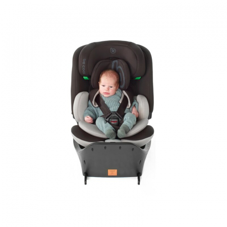 Scaun auto, Be Cool, Wagon I-Size, Rotire 360 grade, 40 - 150 cm, 0 - 36 kg, Cu Isofix si picior stabilizator, Cu protectie laterala de siguranta, Conform cu standardul european de securitate ECE R129 [9]