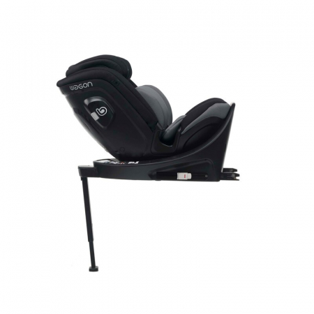 Scaun auto, Be Cool, Wagon I-Size, Rotire 360 grade, 40 - 150 cm, 0 - 36 kg, Cu Isofix si picior stabilizator, Cu protectie laterala de siguranta, Conform cu standardul european de securitate ECE R129 [20]