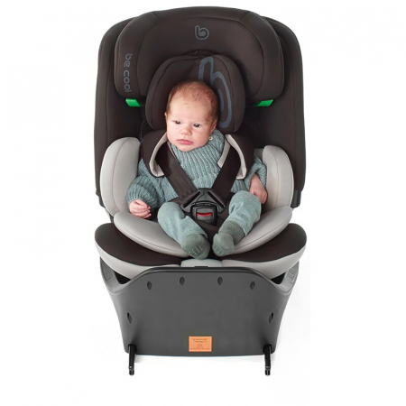Scaun auto, Be Cool, Wagon I-Size, Rotire 360 grade, 40 - 150 cm, 0 - 36 kg, Cu Isofix si picior stabilizator, Cu protectie laterala de siguranta, Conform cu standardul european de securitate ECE R129 [17]