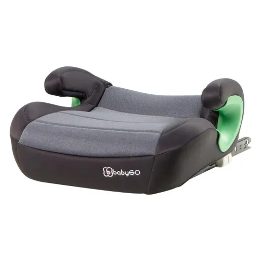 Scaune inaltatoare - BabyGo - Scaun auto booster Bursa IIIl Grey, 135-150 cm, certificat R129