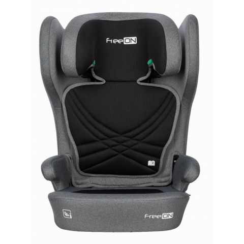 Transport si Relaxare - Scaun auto, FreeON, Olymp, I-Size, Cu sistem isofix, Pliabil, 100-150 cm, 4-12 ani, Conform cu standardul european de securitate ECE R129, Grey