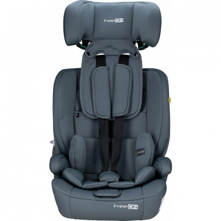 Scaun auto, FreeON, Uran, Pentru copii, I-Size, 76 - 150 cm/ 1 - 12 ani, Cu tetiera reglabila in 14 pozitii, Conform cu standardul european de securitate ECE R129, Dark Grey [3]