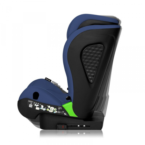 Scaun auto i-Size, Lionelo, Neal, Spatar reglabil in 4 pozitii, Tetiera in 10 pozitii, Suport sticla inclus, 15-36 Kg, 100-150 cm, Cu Isofix, Conform ECE R129, Albastru [7]