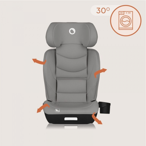 Scaun auto i-Size, Lionelo, Neal, Spatar reglabil in 4 pozitii, Tetiera in 10 pozitii, Suport sticla inclus, 15-36 Kg, 100-150 cm, Cu Isofix, Conform ECE R129, Verde Turquoise [14]