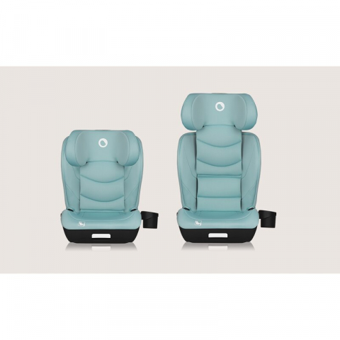 Scaun auto i-Size, Lionelo, Neal, Spatar reglabil in 4 pozitii, Tetiera in 10 pozitii, Suport sticla inclus, 15-36 Kg, 100-150 cm, Cu Isofix, Conform ECE R129, Verde Turquoise [21]