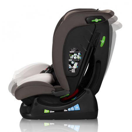 Scaun auto, Lionelo, Aart i-Size, Cu spatar inclinabil in 4 pozitii, Cu tetiera reglabila in 13 pozitii, 0-36 Kg, 40-150 cm, Cu centura siguranta in 3 puncte, Conform cu ECE R129/03, Bej [11]