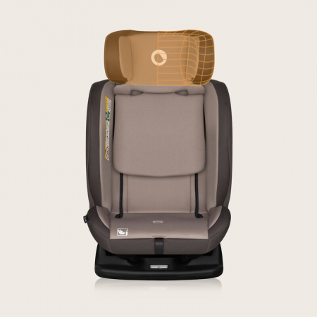 Scaun auto, Lionelo, Aart i-Size, Cu spatar inclinabil in 4 pozitii, Cu tetiera reglabila in 13 pozitii, 0-36 Kg, 40-150 cm, Cu centura siguranta in 3 puncte, Conform cu ECE R129/03, Bej [34]