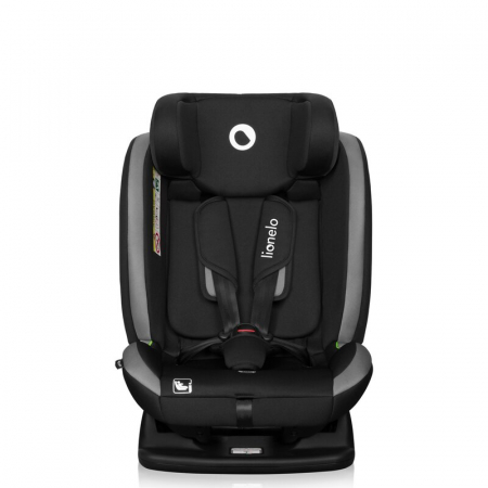 Scaun auto, Lionelo, Aart i-Size, Cu spatar inclinabil in 4 pozitii, Cu tetiera reglabila in 13 pozitii, 0-36 Kg, 40-150 cm, Cu centura siguranta in 3 puncte, Conform cu ECE R129/03, Gri [6]