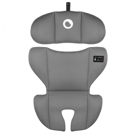 Scaun auto, Lionelo, Aart i-Size, Cu spatar inclinabil in 4 pozitii, Cu tetiera reglabila in 13 pozitii, 0-36 Kg, 40-150 cm, Cu centura siguranta in 3 puncte, Conform cu ECE R129/03, Gri [19]