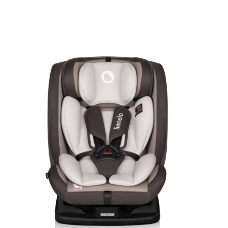 Scaun auto, Lionelo, Aart i-Size, Cu spatar inclinabil in 4 pozitii, Cu tetiera reglabila in 13 pozitii, 0-36 Kg, 40-150 cm, Cu centura siguranta in 3 puncte, Conform cu ECE R129/03, Bej [4]