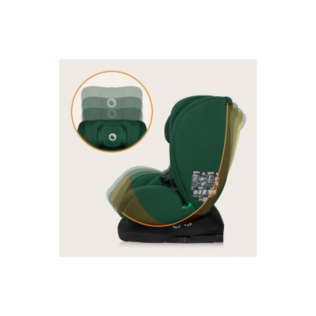Scaun auto, Lionelo, Bastiaan i-Size, 4 in 1, Protectie laterala, Cu spatar inclinabil in 4 pozitii, Cu tetiera reglabila in 7 pozitii, Rotire 360 grade, Top Tether, 0-36 Kg, 40-150 cm, Cu Isofix, Con [24]