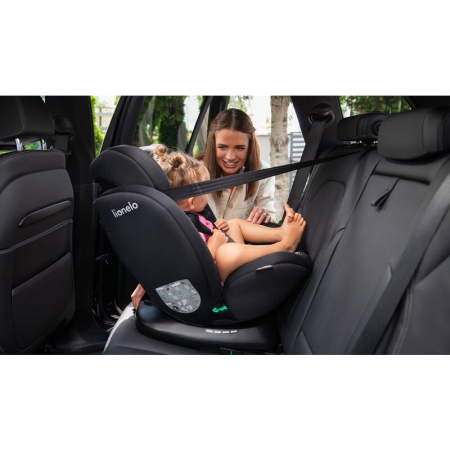 Scaun auto, Lionelo, Bastiaan i-Size, 4 in 1, Protectie laterala, Cu spatar inclinabil in 4 pozitii, Cu tetiera reglabila in 7 pozitii, Rotire 360 grade, Top Tether, 0-36 Kg, 40-150 cm, Cu Isofix, Con [20]