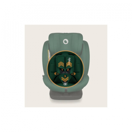 Scaun auto, Lionelo, Bastiaan i-Size, 4 in 1, Protectie laterala, Cu spatar inclinabil in 4 pozitii, Cu tetiera reglabila in 7 pozitii, Rotire 360 grade, Top Tether, 0-36 Kg, 40-150 cm, Cu Isofix, Con [23]