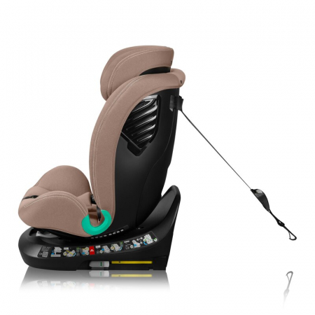 Scaun auto, Lionelo, Bastiaan One i-Size, 4 in 1, Protectie laterala, Cu spatar inclinabil in 4 pozitii, Cu tetiera reglabila in 13 pozitii, Rotire 360 grade, Top Tether, 0-36 Kg, 40-150 cm, Cu Isofix [13]