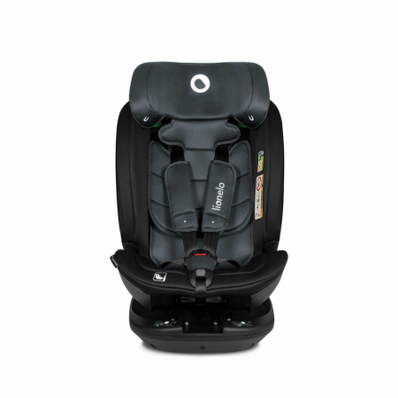 Scaun auto, Lionelo, Bastiaan RWF i-Size, Pozitie de somn, Protectie laterala, Rotire 360 grade, 0-36 Kg, Cu Isofix si Centura Top Tether, Conform cu standardul european de securitate ECE R129, Gri [8]