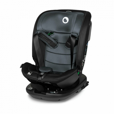 Scaun auto, Lionelo, Bastiaan RWF i-Size, Pozitie de somn, Protectie laterala, Rotire 360 grade, 0-36 Kg, Cu Isofix si Centura Top Tether, Conform cu standardul european de securitate ECE R129, Gri [30]