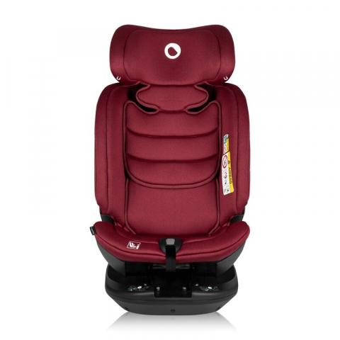 Scaun auto, Lionelo, Bastiaan RWF i-Size, Pozitie de somn, Protectie laterala, Rotire 360 grade, 0-36 Kg, Cu Isofix si Centura Top Tether, Conform cu standardul european de securitate ECE R129, Rosu [13]