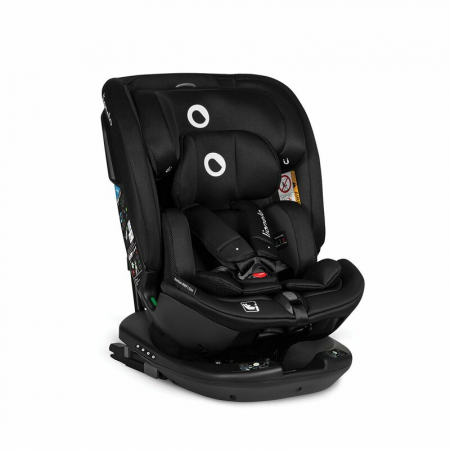 Scaun auto, Lionelo, Bastiaan RWF i-Size, Pozitie de somn, Protectie laterala, Rotire 360 grade, 0-36 Kg, Cu Isofix si Centura Top Tether, Conform cu standardul european de securitate ECE R129, Negru [24]