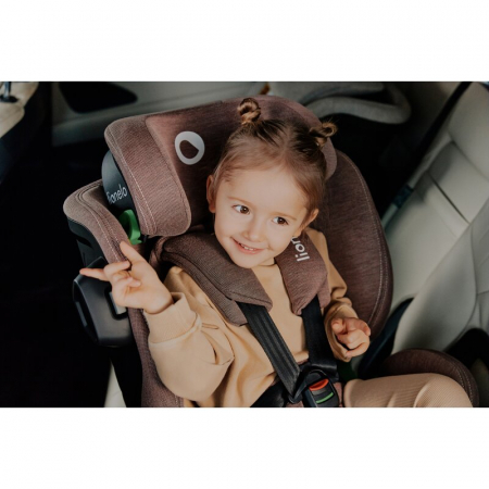 Scaun auto, Lionelo, Harmony i-Size, Rotire 360 grade, Protectie laterala, Cu spatar reglabil in 5 pozitii, Cu tetiera reglabila in 12 pozitii, 0-36 Kg, 40-150 cm, Cu Isofix, Husa din bambus, Conform  [48]