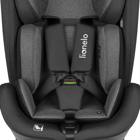 Scaun auto, Lionelo, Harper i-Size, Isofix, Cu centura TopTether, Cu spatar inclinabil in 5 pozitii, Cu tetiera reglabila in 13 pozitii, Cu tehnologie Dri Seat, Instalare cu fata inainte, 9-36 kg, 76- [18]