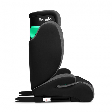Scaun auto, Lionelo, Hugo i-Size, Universal, Orientare in directia sensului de mers, Reglabil, Conform standardului de securitate R129, 100-150 cm, 4-12 ani, Gri [11]