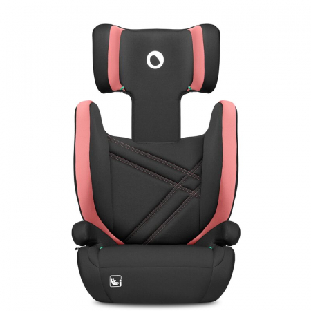 Scaun auto, Lionelo, Hugo i-Size, Universal, Orientare in directia sensului de mers, Reglabil, Conform standardului de securitate R129, 100-150 cm, 4-12 ani, Roz [6]