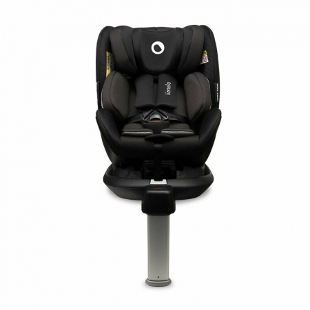 Scaun auto, Lionelo, I-size Antoon Plus, Pozitie de somn, Protectie laterala, Rotire 360 grade, 0-18 kg, Cu Isofix si picior de sustinere, Negru, Testat ADAC, Conform cu standardul european de securit [11]