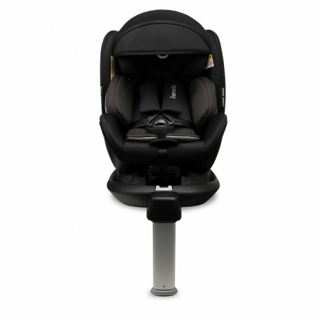 Scaun auto, Lionelo, I-size Antoon Plus, Pozitie de somn, Protectie laterala, Rotire 360 grade, 0-18 kg, Cu Isofix si picior de sustinere, Negru, Testat ADAC, Conform cu standardul european de securit [6]