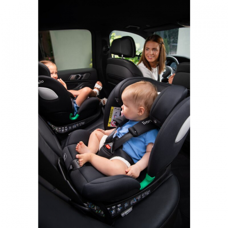 Scaun auto, Lionelo, i-Size Braam, 0-36 Kg, 40-150 cm, Cu isofix si picior de fixare, Protectie laterala, Rotire 360 grade, Ajustare spatar in 5 pozitii, Tetiera reglabila in 14 trepte, Conform cu sta [58]