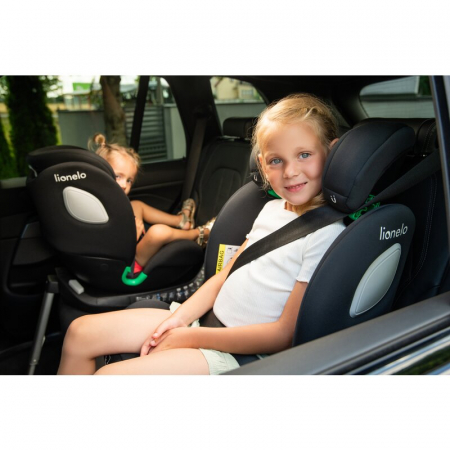 Scaun auto, Lionelo, i-Size Braam, 0-36 Kg, 40-150 cm, Cu isofix si picior de fixare, Protectie laterala, Rotire 360 grade, Ajustare spatar in 5 pozitii, Tetiera reglabila in 14 trepte, Conform cu sta [64]