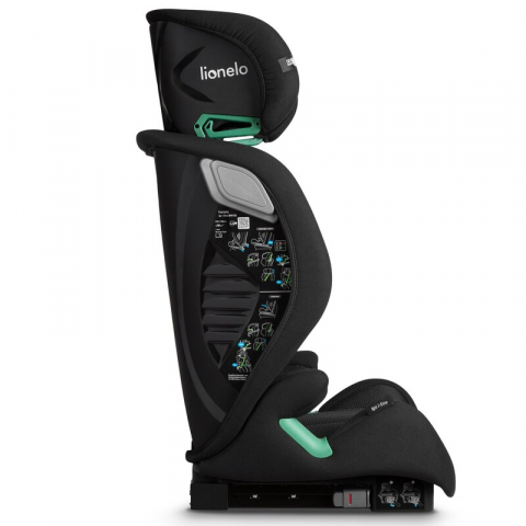 Scaun auto, Lionelo, i-Size Igo, 100- 150 cm, Cu isofix, Protectie laterala, Ajustare spatar in 2 pozitii, Tetiera Tri-Guard reglabila in 11 pozitii, Conform cu standardul european de securitate R129, [15]