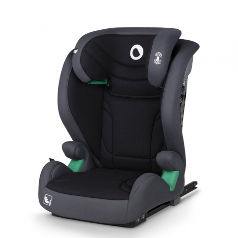 Scaune inaltatoare - Scaun auto, Lionelo, i-Size Igo, 100- 150 cm, Cu isofix, Protectie laterala, Ajustare spatar in 2 pozitii, Tetiera Tri-Guard reglabila in 11 pozitii, Conform cu standardul european de securitate R129,