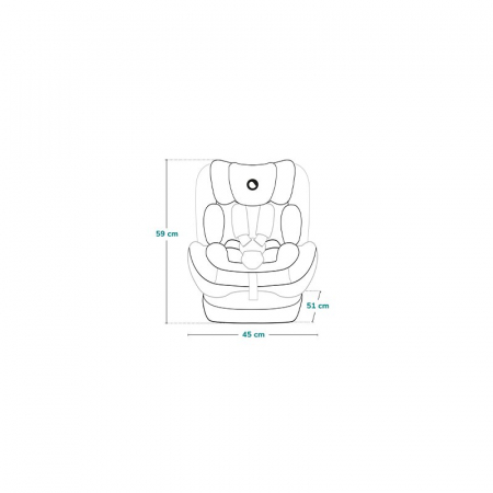 Scaun auto, Lionelo, i-Size Izzy, 0-36 Kg, 40-150 cm, Instalare cu centurile masinii, Protectie laterala, Ajustare spatar in 3 pozitii, Tetiera reglabila in 13 trepte, Conform cu R129, Negru [33]