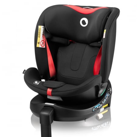 Scaun auto, Lionelo, i-Size Navy, 0-36 Kg, 40-150 cm, Cu isofix si picior de fixare, Protectie laterala, Rotire 360 grade, Ajustare spatar in 4 pozitii, Tetiera reglabila in 11 trepte, Conform cu R129 [20]