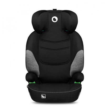Scaun auto, Lionelo, Lars i-Size, Cu tetiera reglabila in 10 pozitii, Cu pozitionare spre sensul de mers, 15-36 Kg, 100-150 cm, Conform cu standardul european de securitate ECE R129/03, Negru/Gri [6]