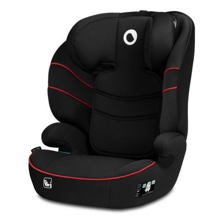 Transport si Relaxare - Scaun auto, Lionelo, Lars i-Size, Cu tetiera reglabila in 10 pozitii, Cu pozitionare spre sensul de mers, 15-36 Kg, 100-150 cm, Conform cu standardul european de securitate ECE R129/03, Negru/Rosu