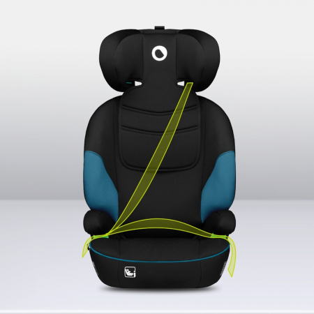Scaun auto, Lionelo, Lars i-Size, Cu tetiera reglabila in 10 pozitii, Cu pozitionare spre sensul de mers, 15-36 Kg, 100-150 cm, Conform cu standardul european de securitate ECE R129/03, Negru/Albastru [13]