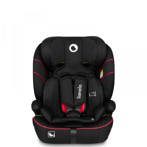 Scaun auto, Lionelo, Levi i-Size, Universal, Instalare FWF, Cu tetiera reglabila in 10 pozitii, Cu spatar detasabil, 76-150 cm, Conform cu R129, Negru [6]