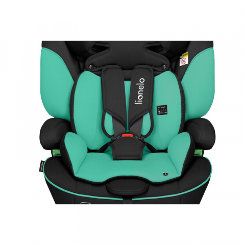 Scaun auto, Lionelo, Levi i-Size, Universal, Instalare FWF, Cu tetiera reglabila in 10 pozitii, Cu spatar detasabil, 76-150 cm, Conform cu R129, Verde [8]