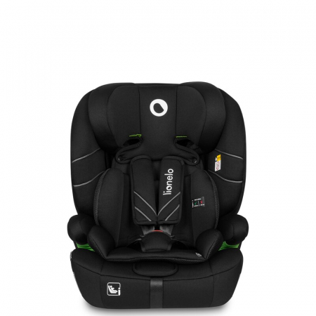 Scaun auto, Lionelo, Levi One i-Size, Universal, Instalare FWF, Cu tetiera reglabila in 10 pozitii, Cu spatar detasabil, 76-150 cm, Conform cu R129, Negru [5]